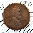 * 1914-D * CHOICE VERY FINE+ LINCOLN WHEAT PENNY * FROM ORIGINAL COLLECTION
