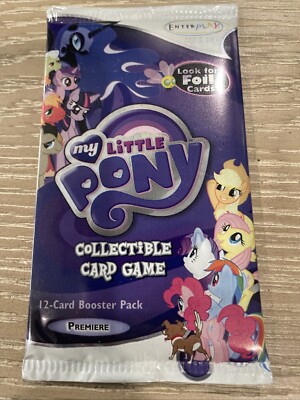My Little Pony Premiere Booster Pack Sealed CCG 2013 New Sealed Free Shipping