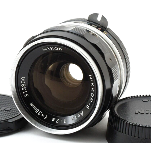 【Near MINT+】Nikon NIKKOR-S Auto 35mm f/2.8 Non Ai Wide Angle Lens From Japan #39