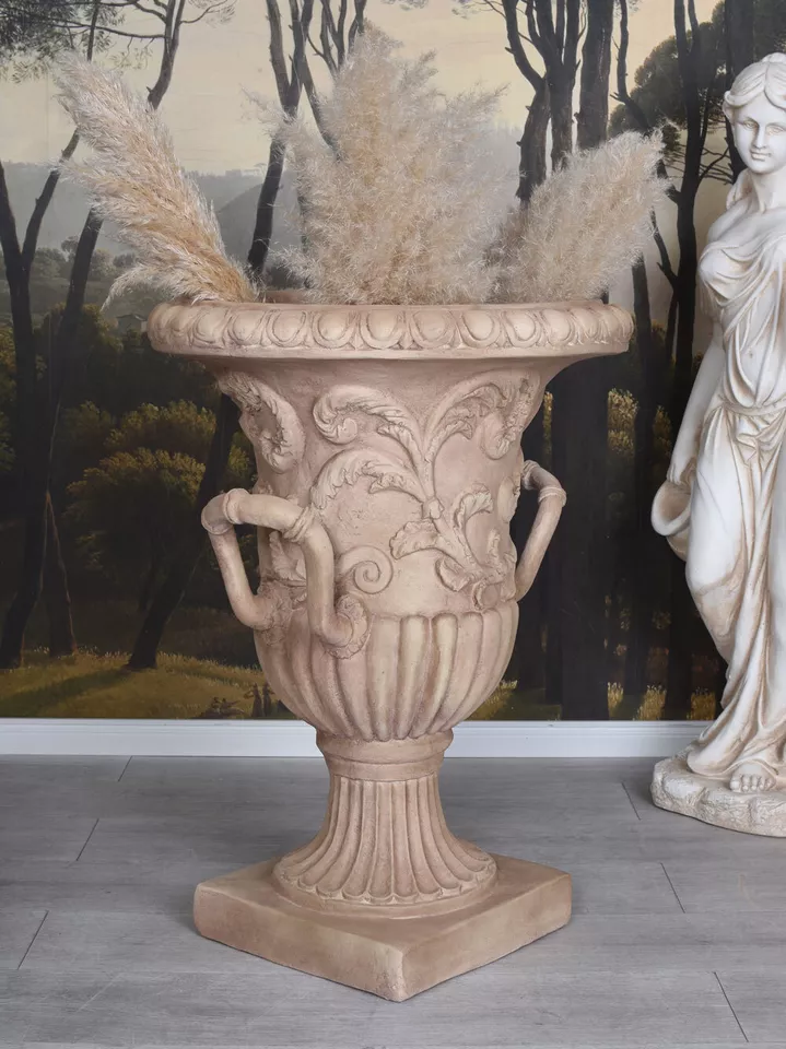 XL Blumentopf Versailles Blumenkübel Barock Amphore Pflanzgefäß Garten Übertopf - Bild 2 von 4