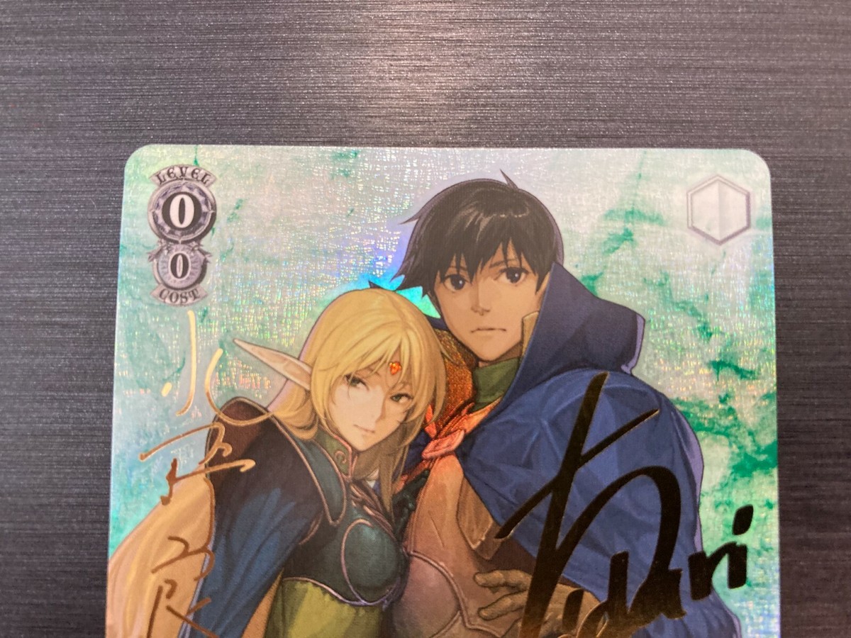 Signed Weiss Schwarz Deedlit Lodoss KADOKAWA S.B. Lodoss war