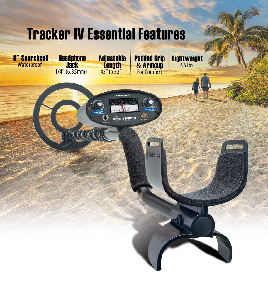 Bounty Hunter Tracker IV Metal Detector with Bonus PinPointer - Image 3 of 4