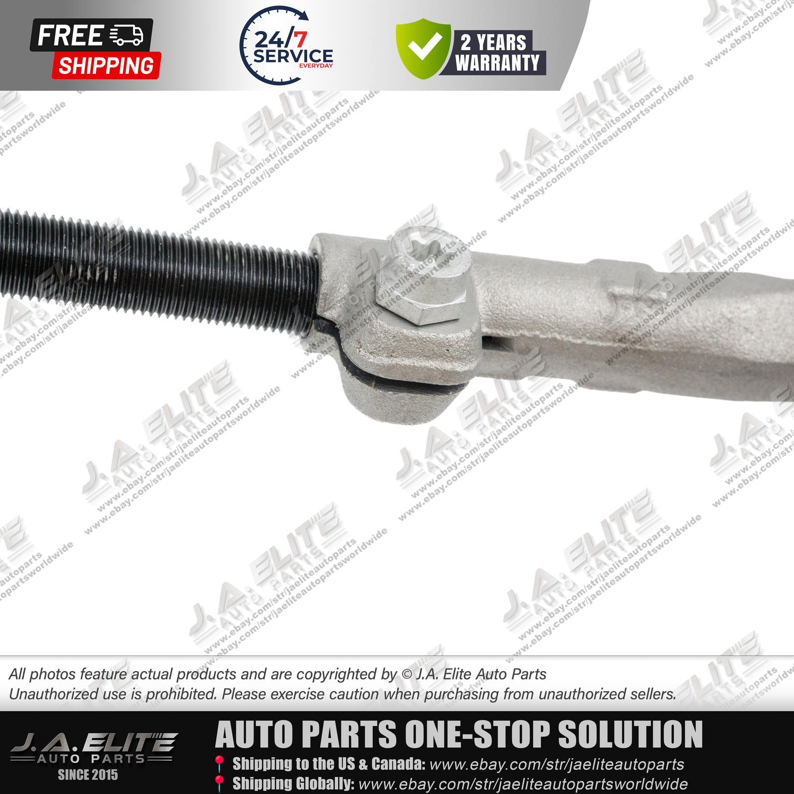 2pcs Right Inner & Outer Tie Rod Ball Joint fit Rolls-Royce Cullinan