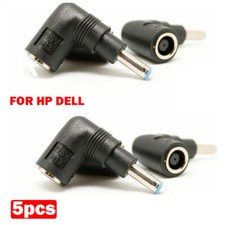 5XFor HP Dell DC Power Adapter 7.4x5.0mm Female to 4.5x3.0mm Male Central Pin US