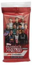 2024 Topps Paddock Pass Formula 1 Racing - 36 Card Value Pack - Sealed Fat Pack