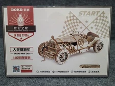 ROKR 3D Wooden Puzzle Mechanical Model Kit 1:16 GRAND PRIX CAR