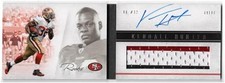 Kendall Hunter 2012 Panini Playbook AUTOGRAPH Auto Jersey PATCH Booklet #d /399