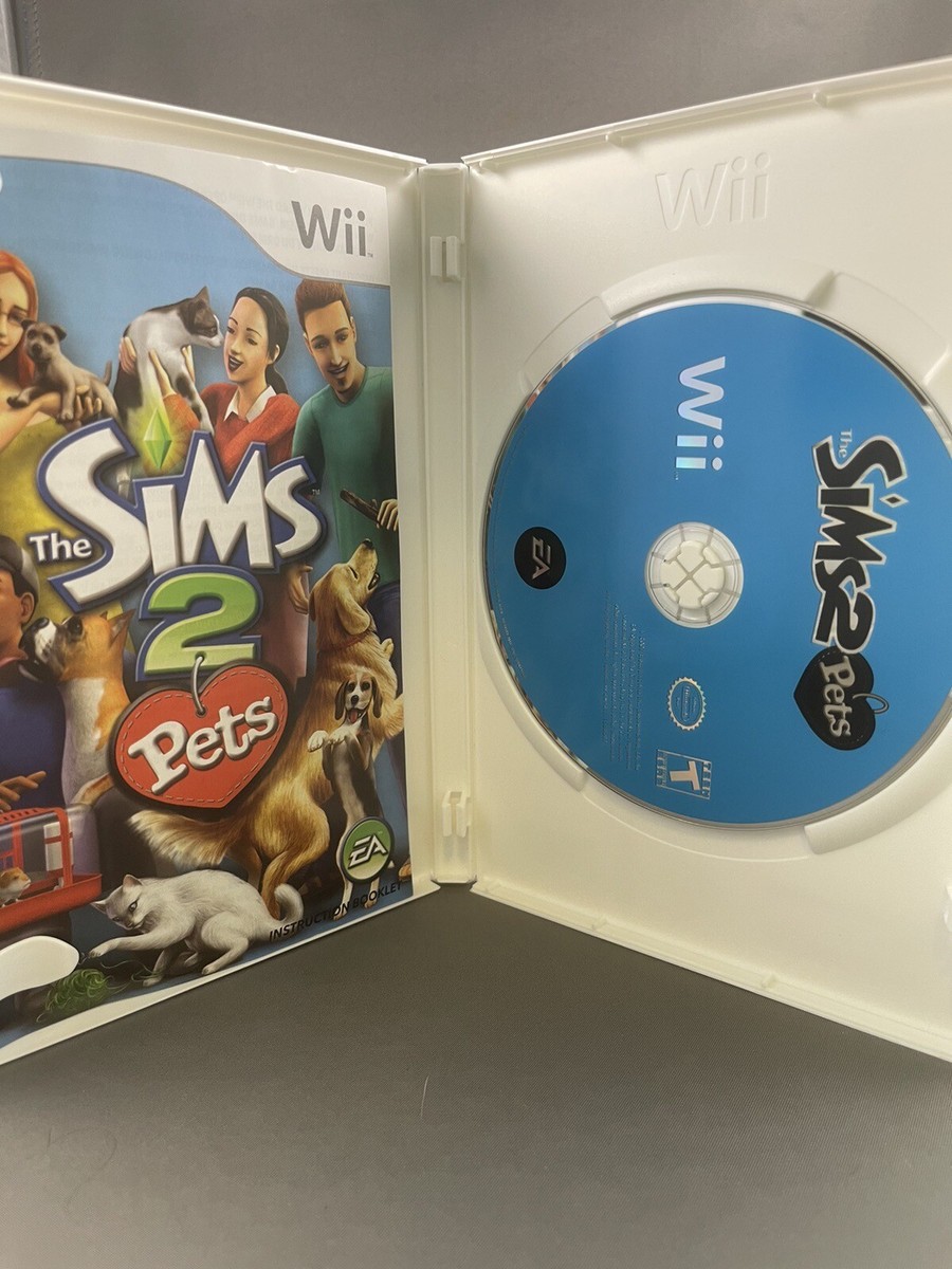 The Sims 2: Pets Nintendo Wii 2006 CIB Complete Tested And Works