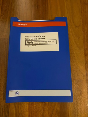 VW Reparatur Leitfaden NEW BEETLE EIGENDIAGNOSE AUTOMATIKGETRIEBE 01M 11/1998