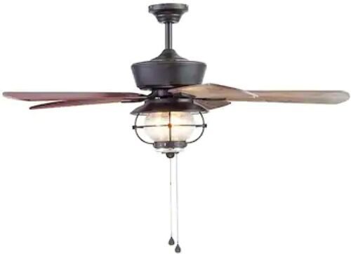 Luxury Matte Bronze LED Ceiling Fan for Bedroom & Living Room - 2400 Lumen Light - Picture 5 of 7