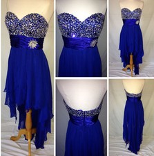 ROYAL SHORT SWEET 16 DANCE COCKTAIL DRESS HOMECOMING EVENING BALL GOWN SZ M / 8