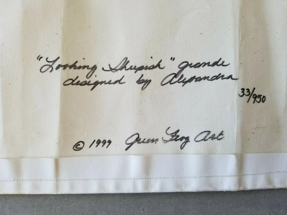 Cuadro en lienzo Green Frog Art “Looking Sheepish” edición limitada Foto 4 de 4