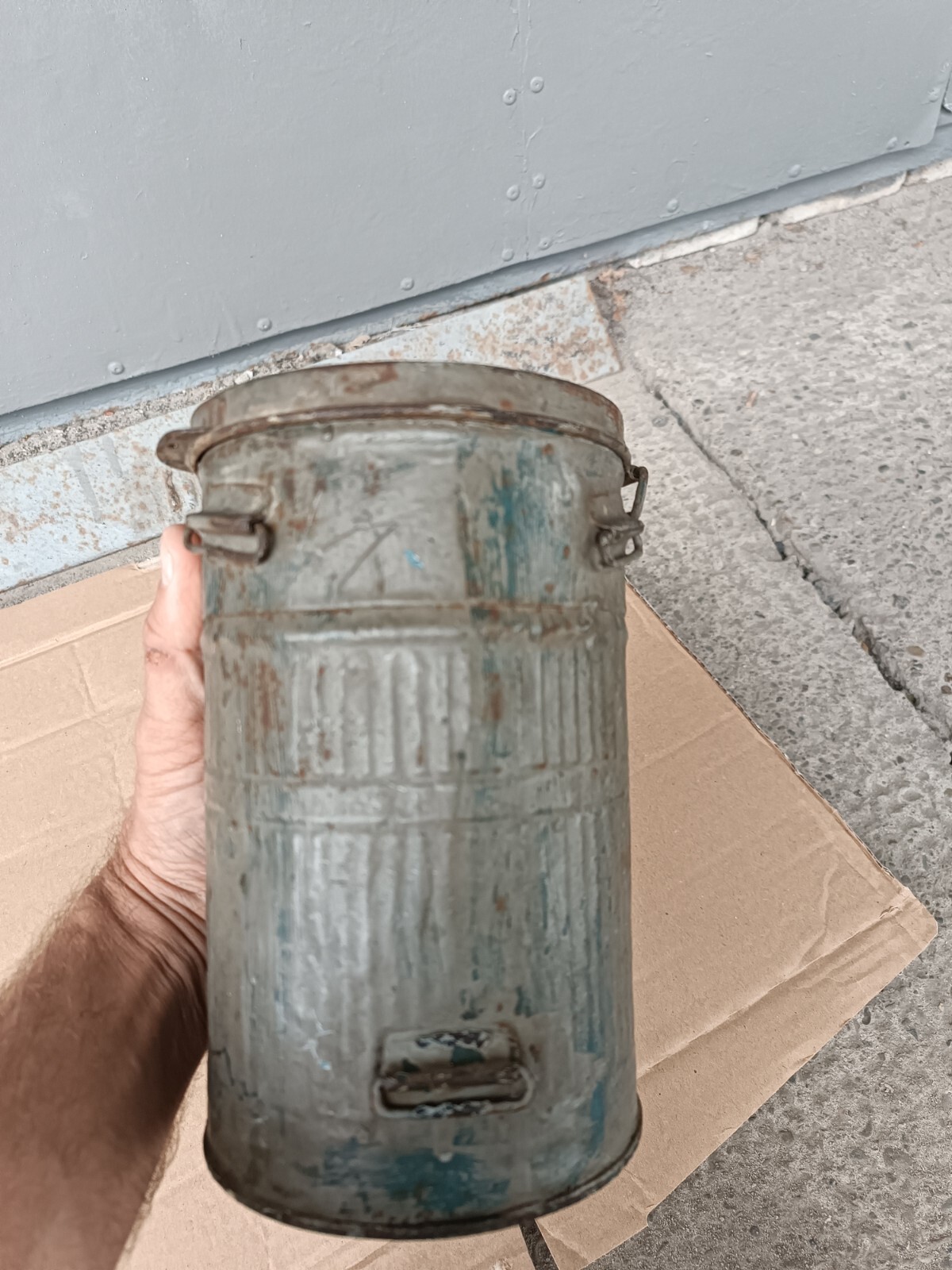 ORIGINAL WW2 WWII Poland Short GAS MASK CANISTER eBay