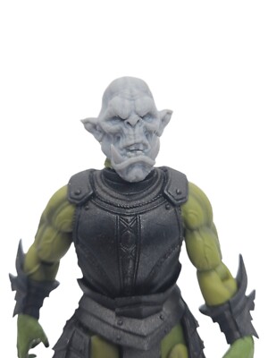 Custom 3d Printed Bloodbane Orc (bald) For Mythic Legions 1/12 Scale Figure 