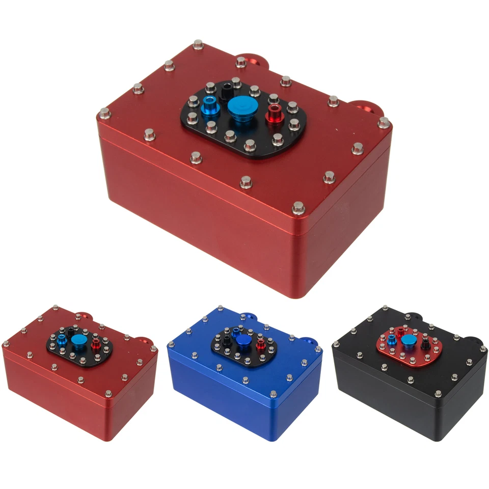 Metal Fuel Cell Receiver Box Tank For 1/10 RC Crawler Rigs SCX10 PR10 TRX4 Capra - Image 2 of 3