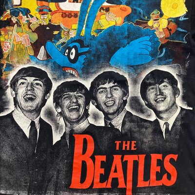 Vintage LATE 90S BEATLES ANTHOLOGY ALL OVER PRINT Mexican Bootleg