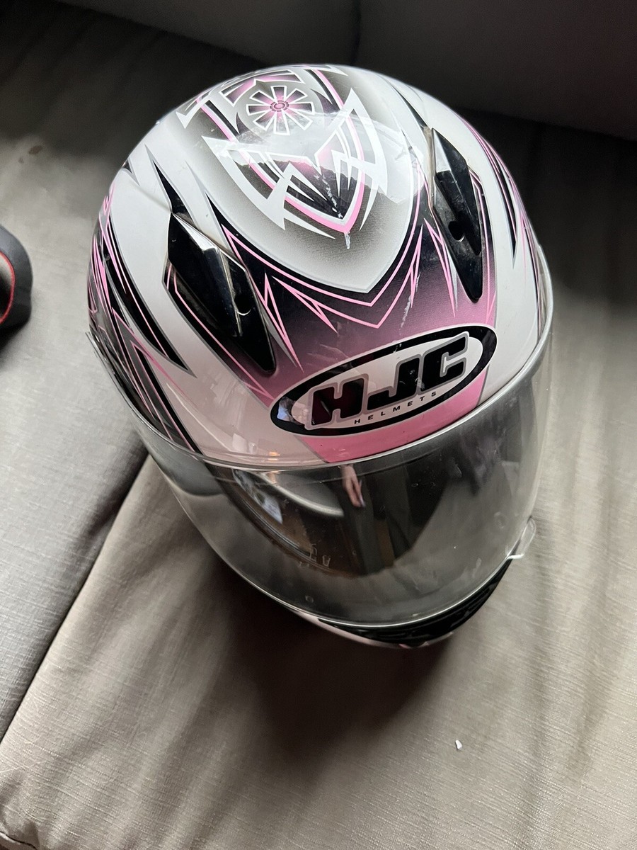 HJC CL15 Cyclone Women's XS Grey Pink Graphic Protective