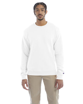 #ad Champion Adult Powerblend Crewneck Sweatshirt S600 $25.86