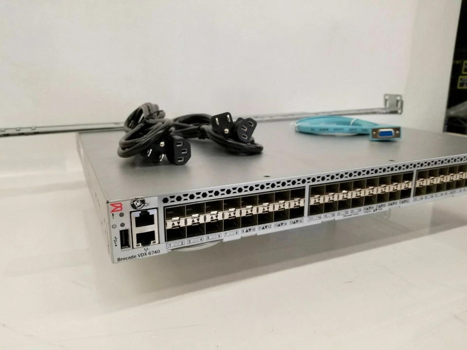 Brocade BR-VDX6720-24-F VDX 6720 24 Port Switch 1 YEAR WARRANTY -Same Day Shippi - Image 2 of 3