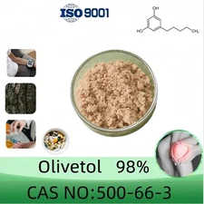 Olivetol Powder, (3,5-Hydroxypentylbenzene), 98% Min, 5g, 10g, 100g,CAS 500-66-3