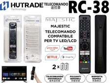 x Telecomando Universale Majestic Hutrade RC-38 per TV LED/LCD mar