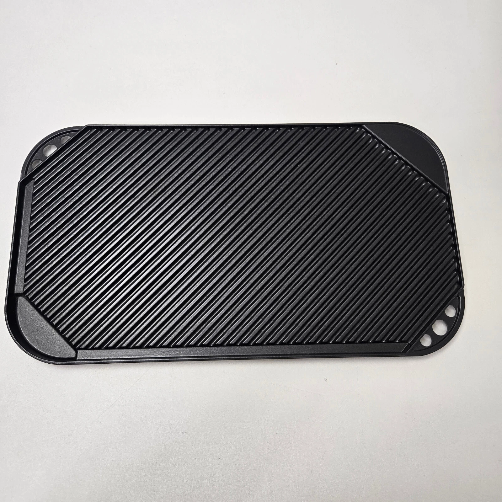 Nonstick Griddle Grill Pan Reversible Grill Griddle Pan Two Burner Cast Aluminum