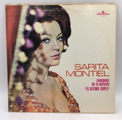 SARITA MONTIEL Canciones De La Pelicula ''El Ultimo Cuple'' LP MEXICAN Alhambra 