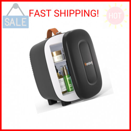 Mini Fridge for Bedroom Skincare Cooler & Warmer Portable Small Refrigerator 4 L