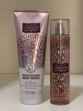 Bath  Body Works A THOUSAND WISHES Moisturizing Body Wash, Fragrance Mist