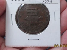 1837 HARD TIMES TOKEN -TURTLE AND HORSE HT A33 