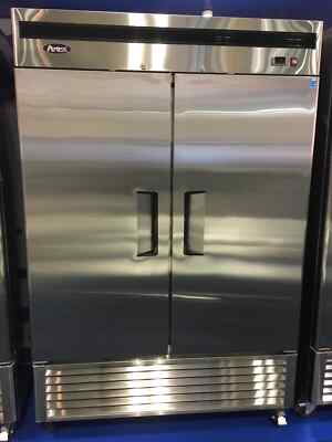 Atosa USA MBF8503GR 54'' Two Solid Door Reach-In Freezer, 45CF Free Liftgate