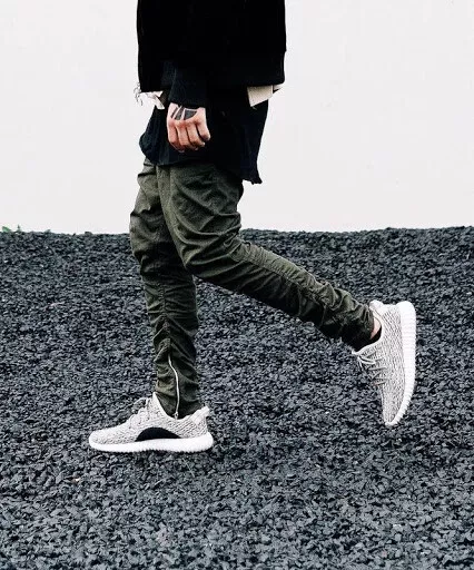 H M Fear of God Style 4 x dropped crotch twill joggers Size 30