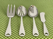 Disney MICKEY MOUSE GLOSSY Stainless 18/8 Pierced Flatware SMART CHOICE B56N