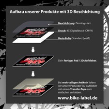Motorrad Tank-Grip Aufkleber - 2er Set Transparent Für Besseren Halt