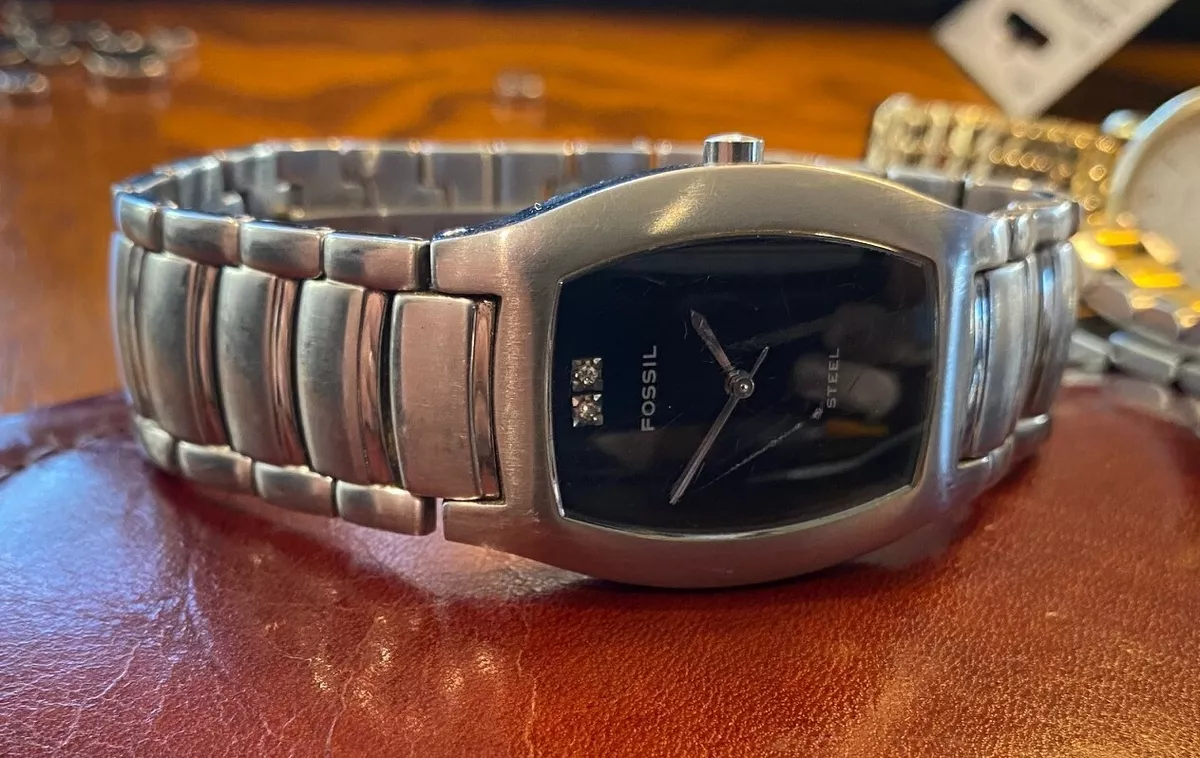 Women s 30mm Silver Tone Fossil Steel Watch FS2761 Arkitekt
