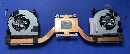OEM Genuine Asus ROG Ally Heatsink W/ Right & Left Fan Thermal Cooling Assembly - Afbeelding 2 van 2