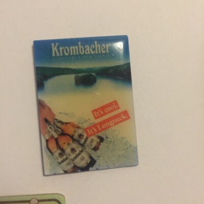 Krombacher It's cool. It's Longneck. Bier Brauerei Pin !!