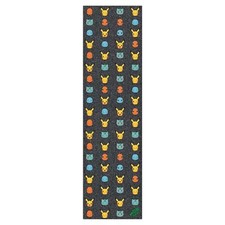 POKEMON x Santa Cruz 9" Limited Mob Skateboard Grip Tape Pikachu Partners Faces