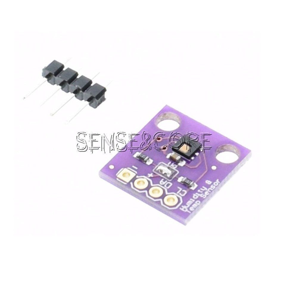 DollaTek Modulo HDC1080 a Bassa Potenza, GY-213V-HDC1080 Sensore di umidità Digitale ad Alta precisione con sensore di Temperatura