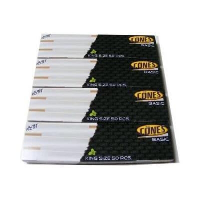 Neue Box King Size vorgerollte Papier Räucherkegel Kingsize - fertig