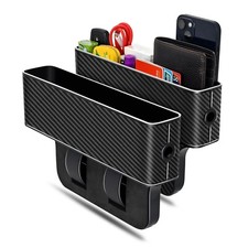 jiaji Car Seat Gap Filler Organizer, 2 Pack Car Seat Organizer, Car... Fast Ship