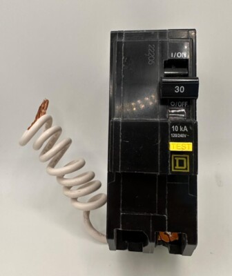 USED Square D QO230GFI QO 2 POLE 30 AMP GFCI Ground Fault