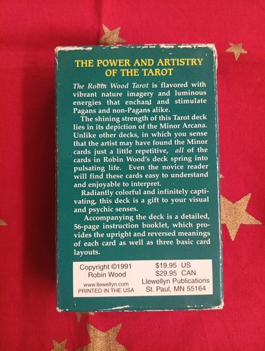 Vintage 1991 Robin Wood Tarot Deck Complete with Booklet - 第 2/5 張圖片