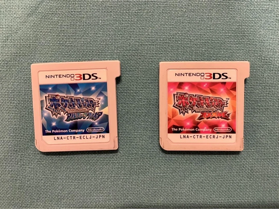 Pokemon Omega Ruby Alpha Sapphire Set 3DS Japan used Japanese Game - Image 3 of 3