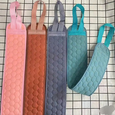 Exfoliating Multicolor Nylon Shower Back Scrubber Strap 32.2in x 3.74in
