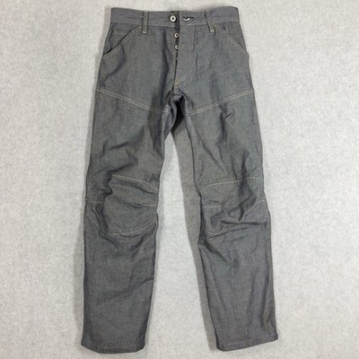 G Star Raw ELWOOD Jeans Mens 28x30 Blue Double Knee Heavyweight Canvas Workwear
