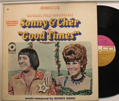 Sonny & Cher Soundtrack LP Good Times Vinyl 33 RPM Atco Vg+/Vg++