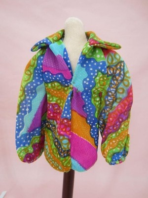Live Action Ken Mod Shirt 1970's #1159 - Colorful Silky, Disco Era - Nice