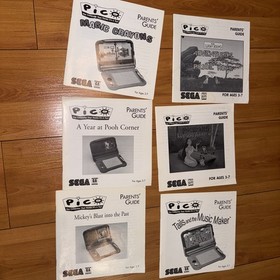 Sega Pico Lot of 10 Games (Tails, Disney Games, + More)