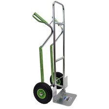 Sackkarre Treppenrutsche Transportkarre PU-R&auml;der 200 kg Stapelkarre Aluminium